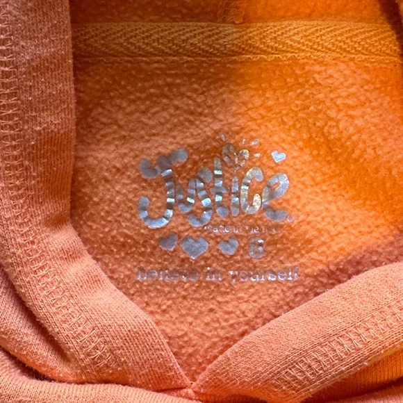 Justice Kids Hoodie with BFF Monkey Print - Picture 2 of 7